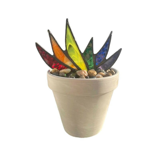 Mini Agave Acrylic Aloe Potted Plant Decoration Garden Decoration Home