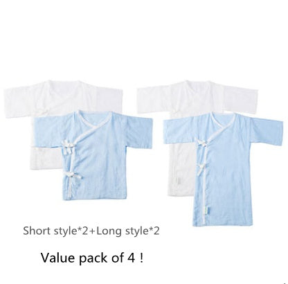 Newborn Baby Clothes Gauze And Robe Summer Clothes Newborn Baby Monk Clothes Pajamas Summer Thin