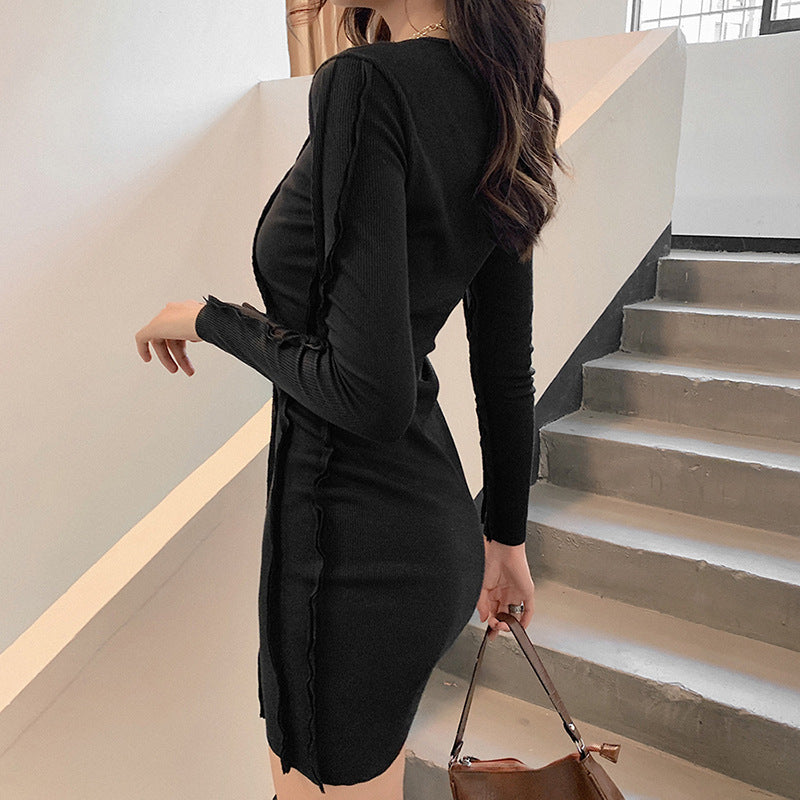 Ladies Fashion Personality Slim Fit Hip Dress