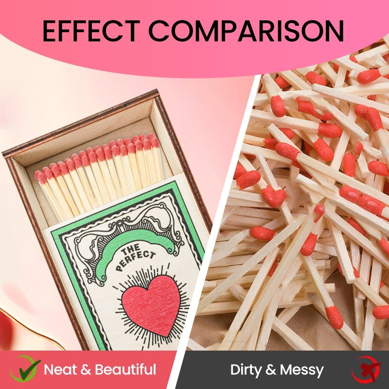 Love Matchbox Storage Box Hotel Reusable