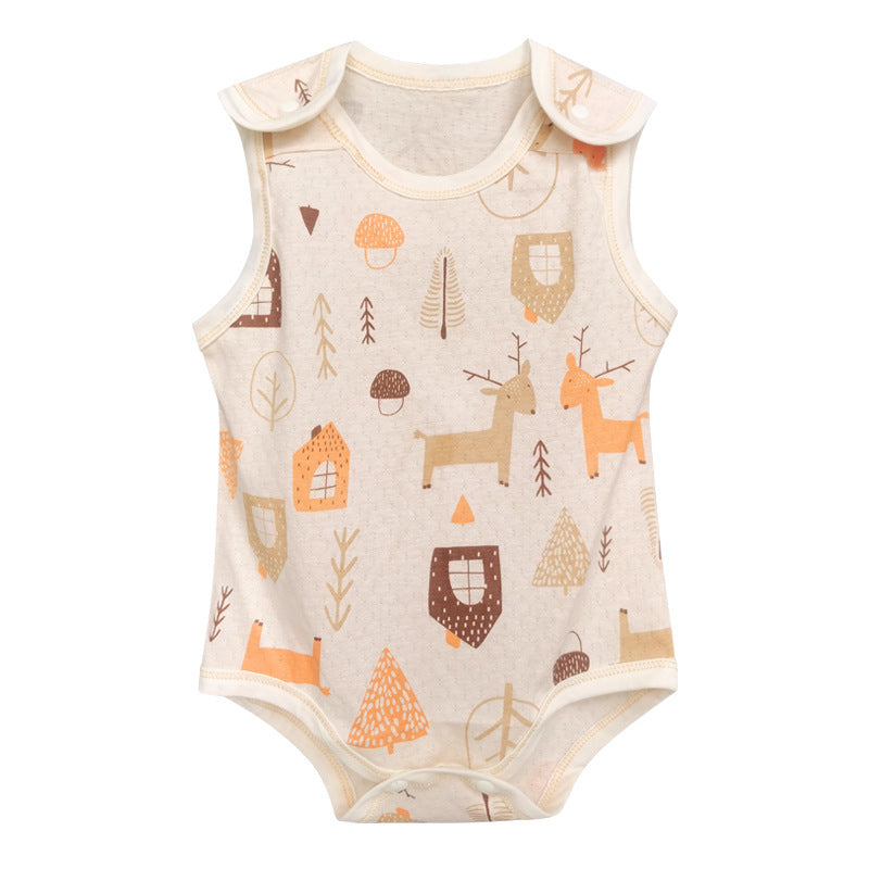 Newborn button mesh butt clothes