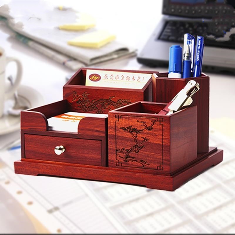 Multifunctional bamboo stationery ornaments