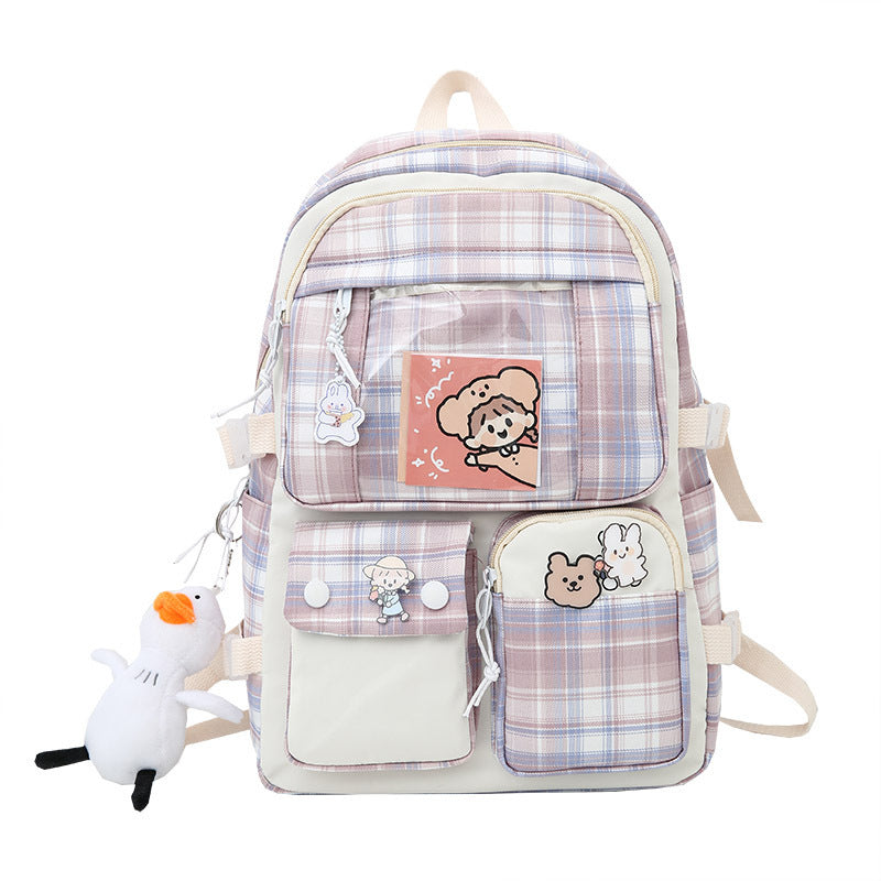 High School Students Junior High Primary And Secondary College Ins Style Backpacks
