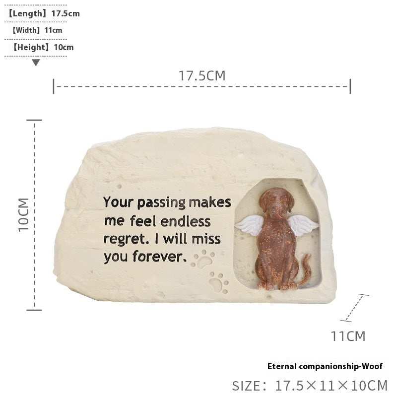 Resin Pet Urn Animal Memorial Supplies