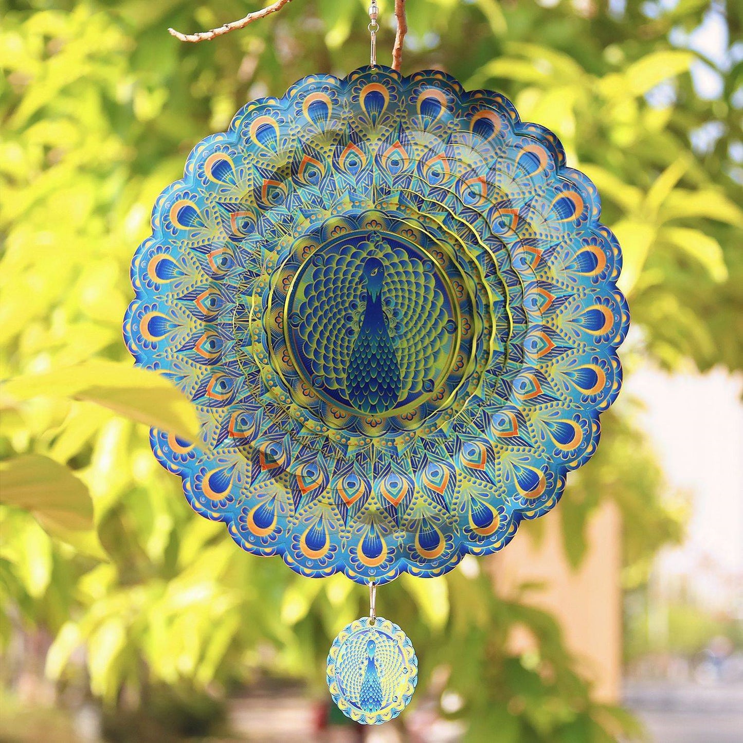 Outdoor Garden Decoration Wind Turns Into Home Metal Chime Hanging