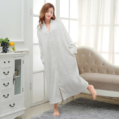 Casual Ladies Thick Pajamas Flannel Home Wear