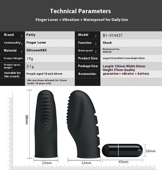 Finger Vibration Sleeve Silicone Products