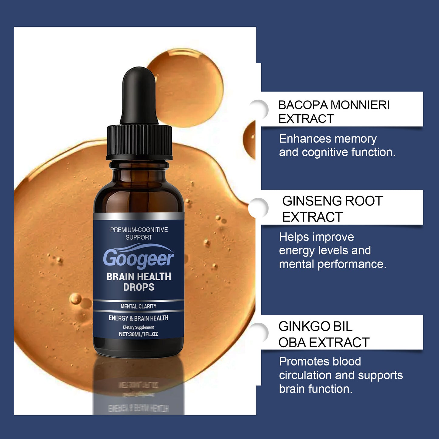 Googeer Brain Health Drops Body Treatment