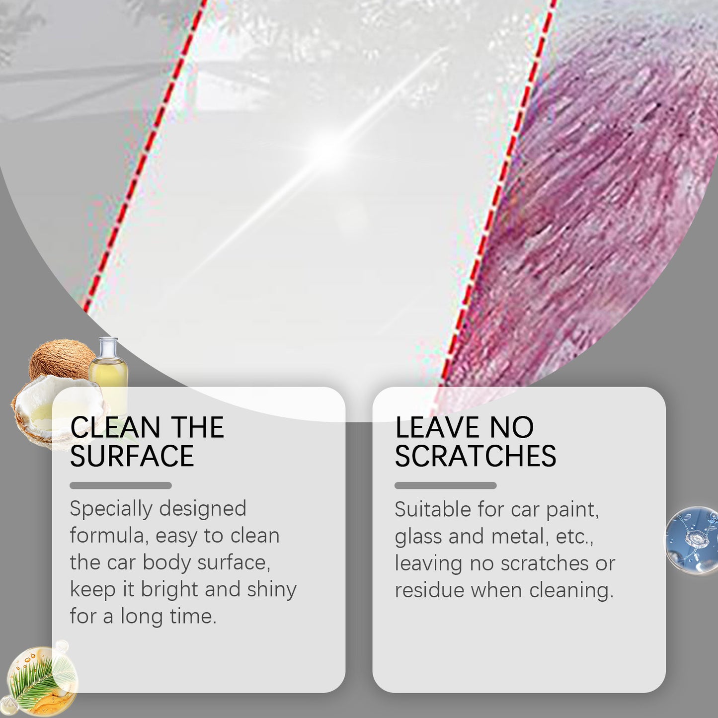 Automotive Detergent Foam Cleaning