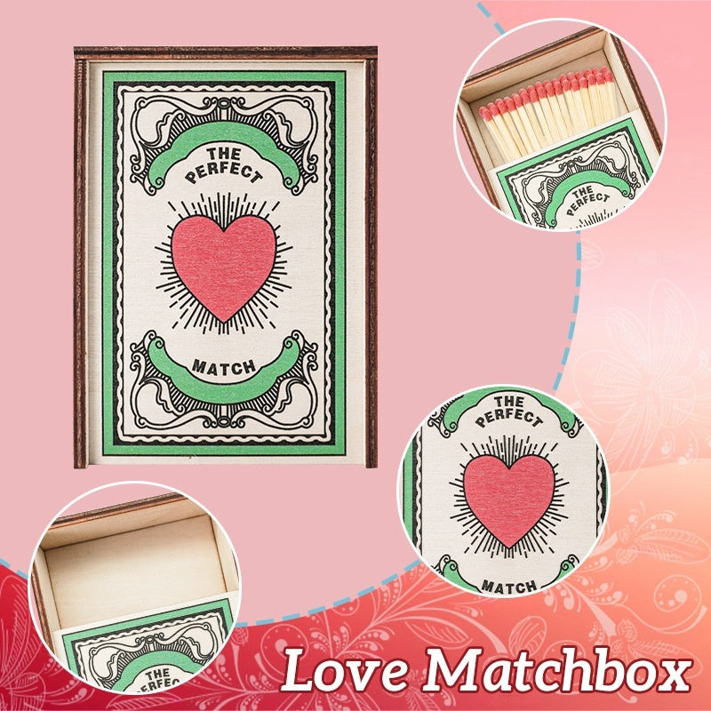 Love Matchbox Storage Box Hotel Reusable
