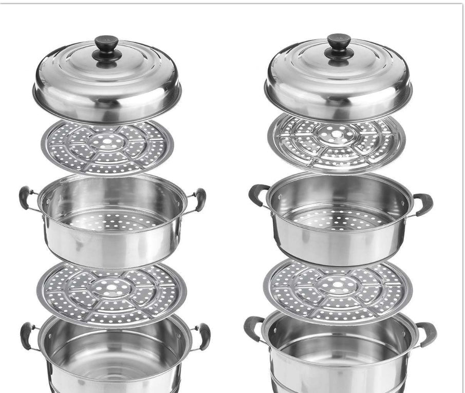 Stainless Steel Three-layer Thick Steamer Soup Steamer