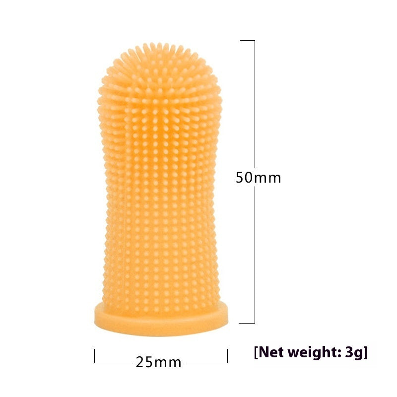 Pet Finger Toothbrush Dogs And Cats Oral Cleaning Tools