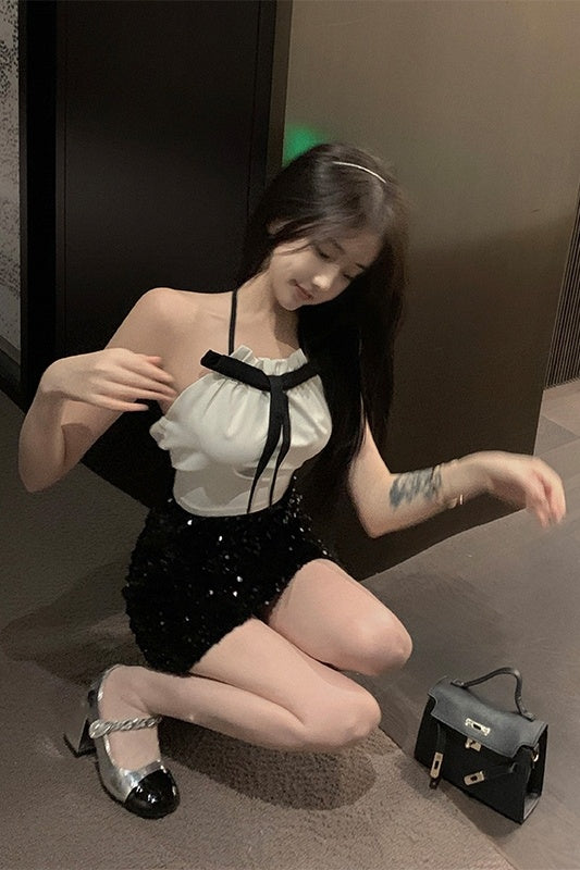 Ladies Halter Neck Babes Wear Summer Vest