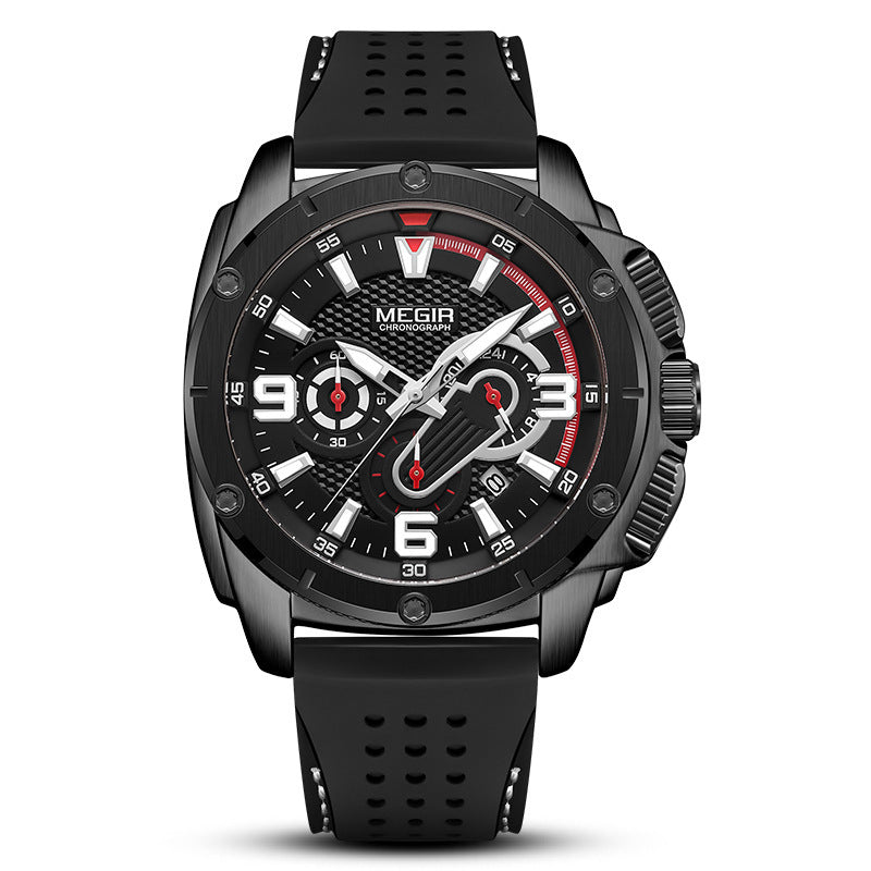 Sports Silicone Luminous Quartz Men's Watch