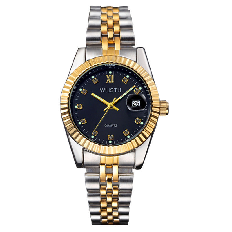 Women's Watch Waterproof Between Gold Watch
