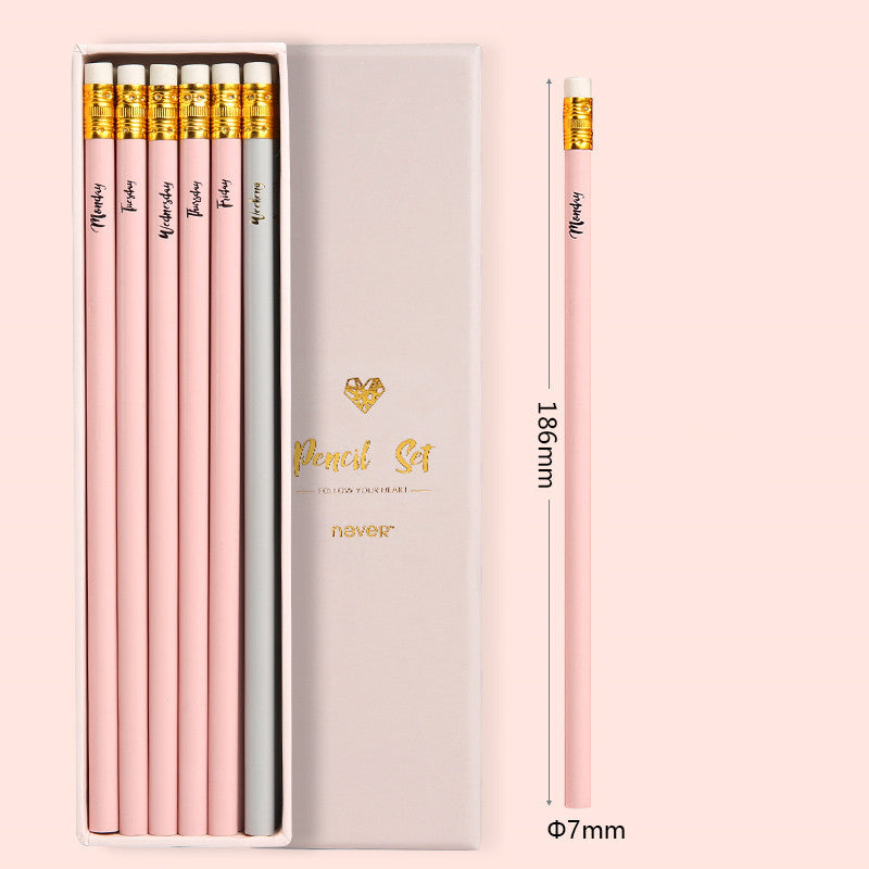 Mixed Color Pack, Writing Test, Rubbing Rod HB Pencil Per Box