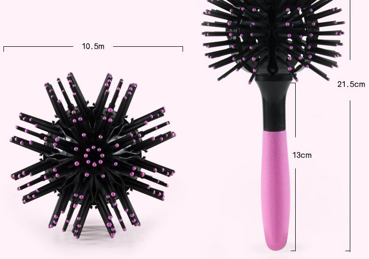 High Temperature Resistant 3D Ball Comb For Air Styling Hairdressing Tools