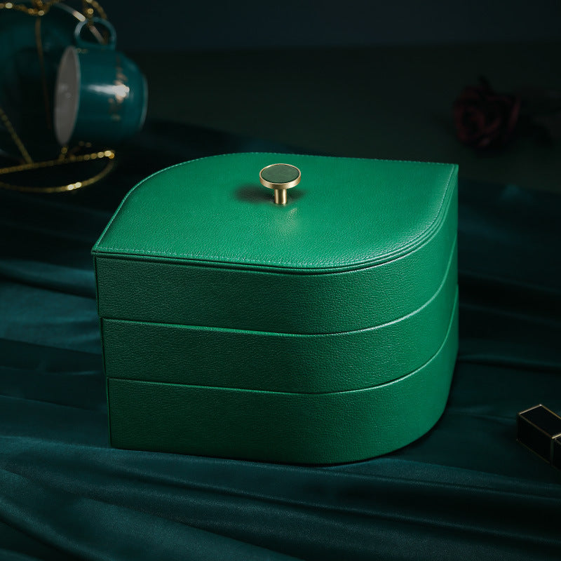 Multi-Layer Dustproof Desktop Jewelry Storage Box