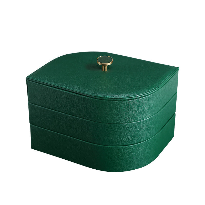 Multi-Layer Dustproof Desktop Jewelry Storage Box