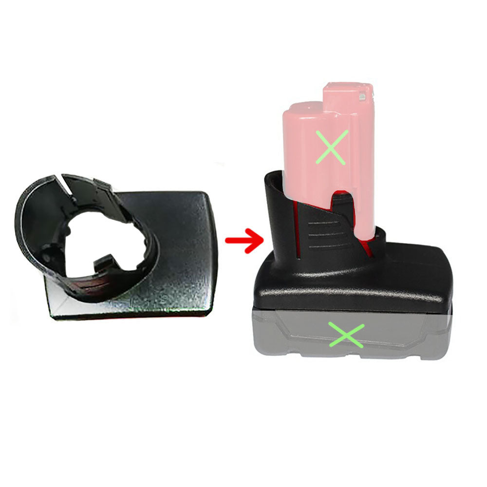 Lithium Battery Shell 12V Battery Box Plastic Box Suitable For Milwaukee 48 Parts Without Battery