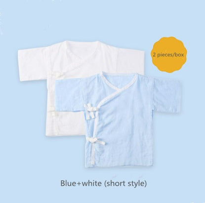 Newborn Baby Clothes Gauze And Robe Summer Clothes Newborn Baby Monk Clothes Pajamas Summer Thin