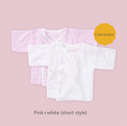Newborn Baby Clothes Gauze And Robe Summer Clothes Newborn Baby Monk Clothes Pajamas Summer Thin