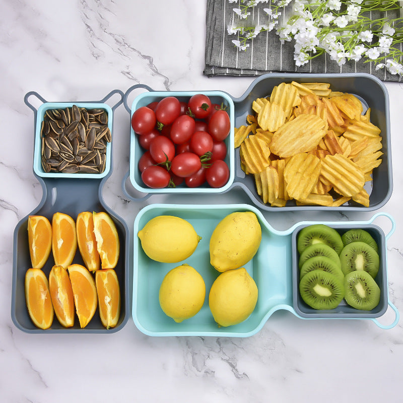 Multi-layer Compartment Nut Snack Storage Box