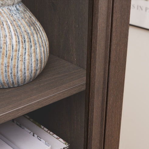 Glass Display Cabinet 4 Tier Glass Display Cabinet Storage Curio Cabinet With Flip Up Glass Doors, Collectors Showcase Toy  Organizers Rack, Bookcase For Living Room BRO