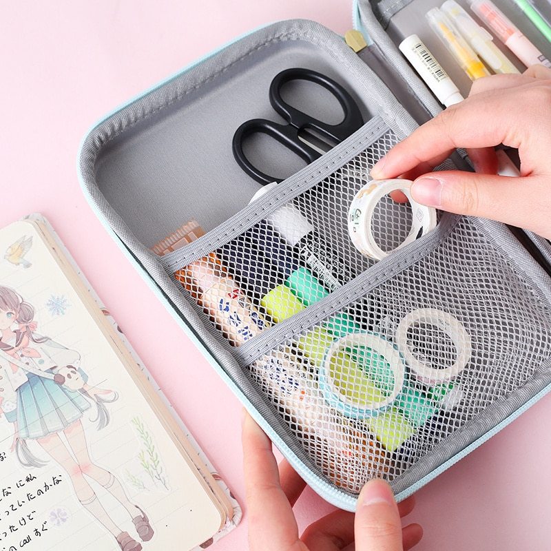 Large capacity stationery box