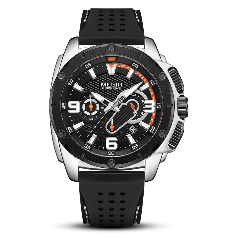Sports Silicone Luminous Quartz Men's Watch