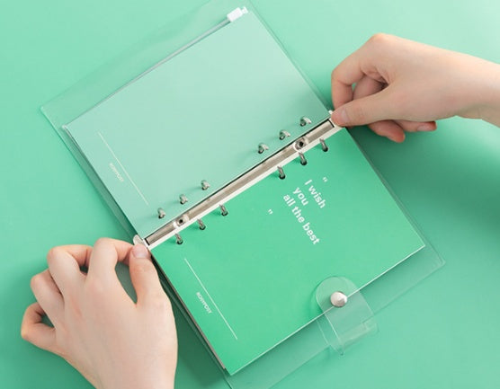 PVC transparent removable notebook