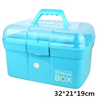 Cosmetic Case Pedicure Double-Layer Storage Box