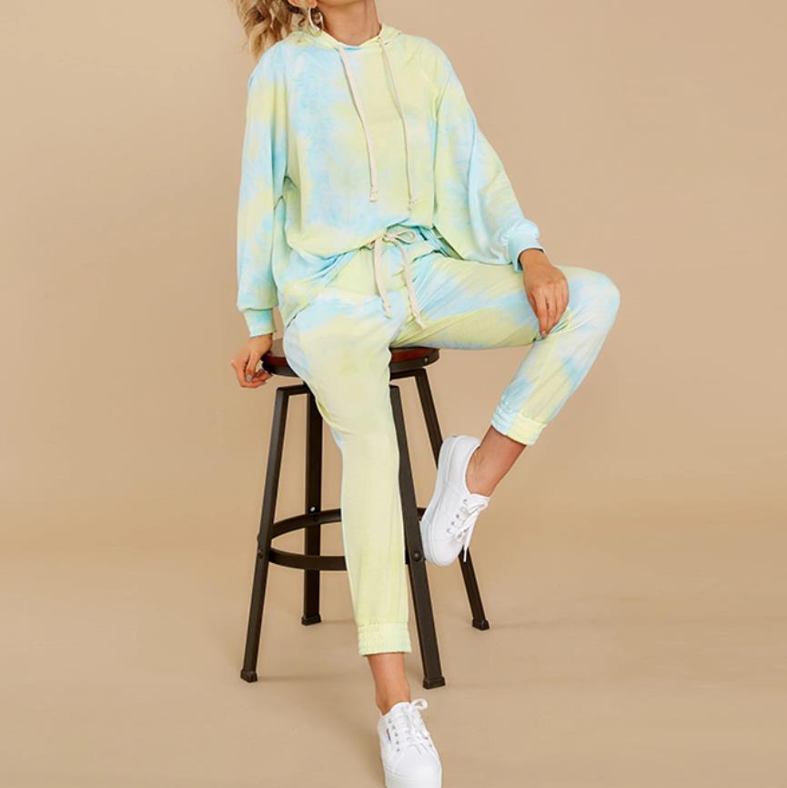 Fashion printed ladies casual home wear