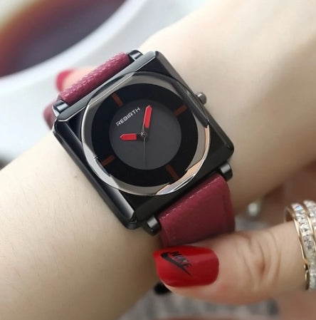 Quartz watch square belt quartz