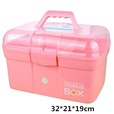 Cosmetic Case Pedicure Double-Layer Storage Box