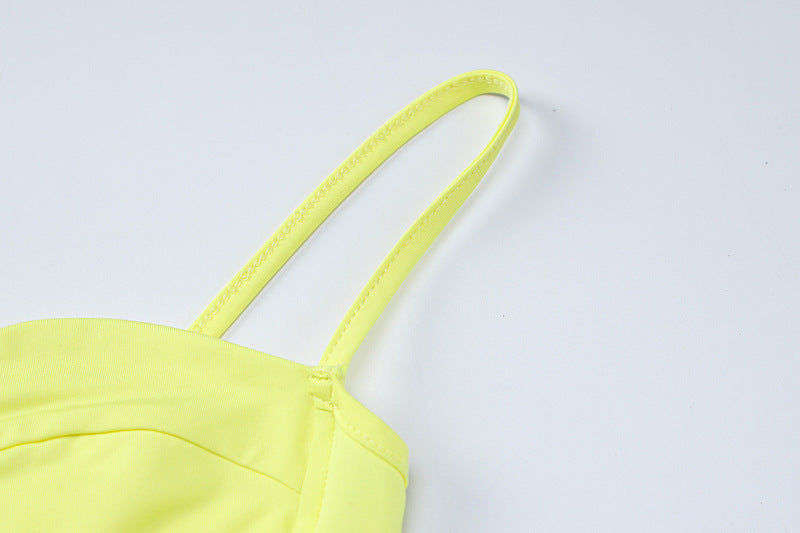 European And American Women's Clothing Solid Color Camisole Top