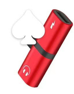 Compatible with Apple , Suitable For Apple Adapter, Headset, Listening To Songs And Charging Two-in-one Audio Adapter Straight Plug-in One-to-two Converter