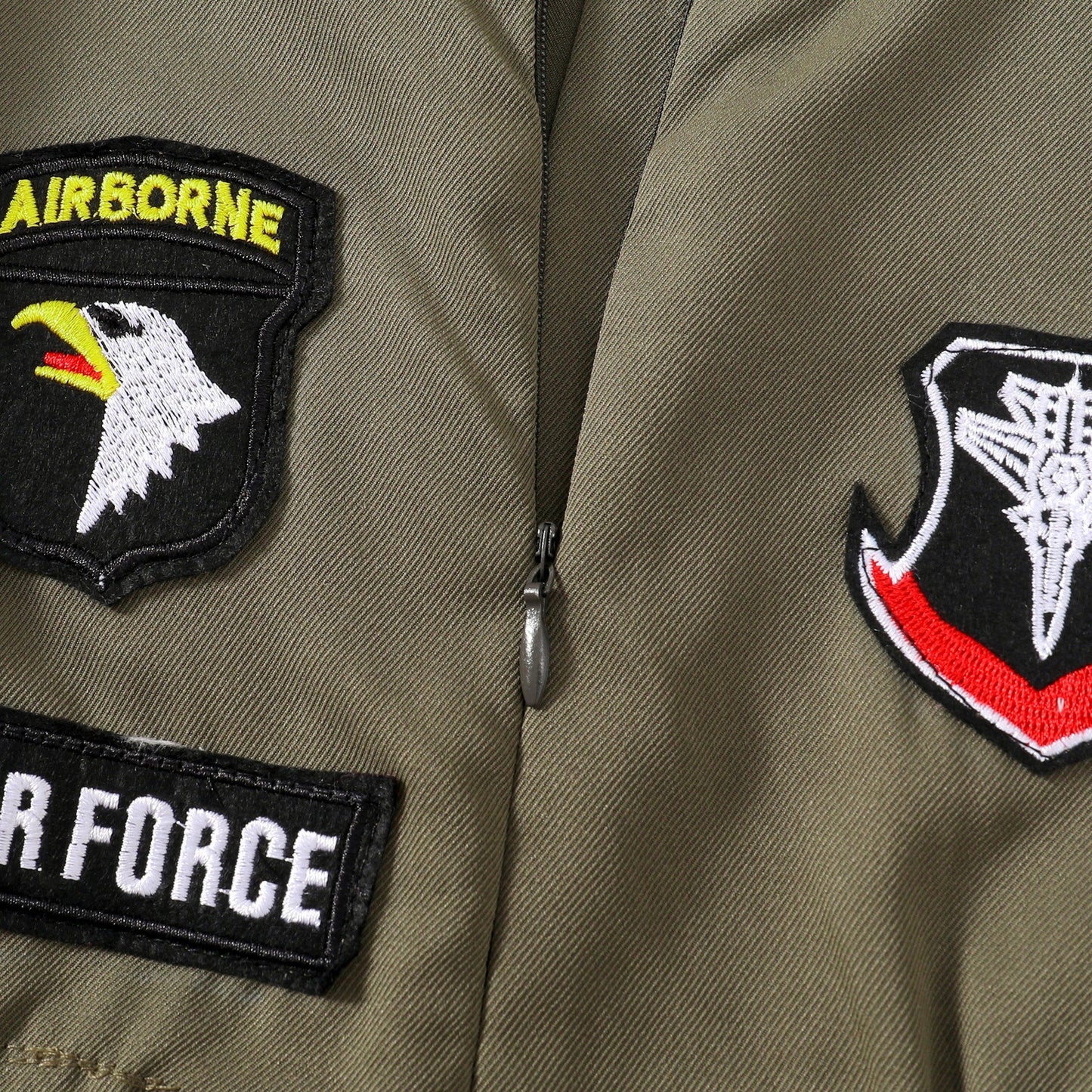 Toddler Boys Pilot Jumpsuit Army Green Long Sleeve Romper, Perfect For Birthday Party Outfits