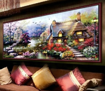 Mona Lisa New Dream Home Cross Wholesale Factory Direct Garden Small Living Landscape Garden Cottage