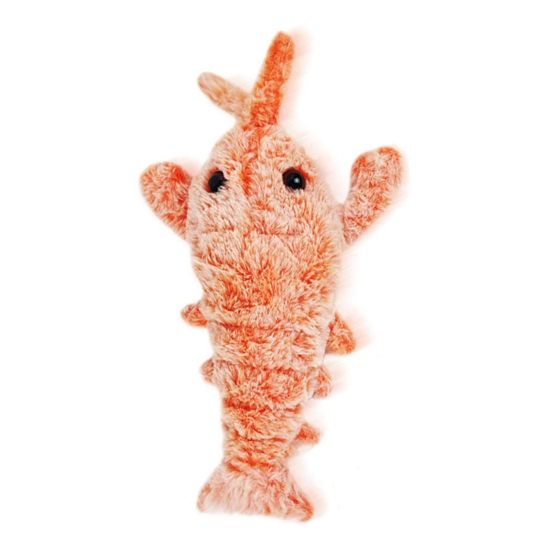 Flopping Lobster Toy For Cats And Small Dogs - Catnip Infused Kitten Toys For Indoor Fun - Chew And Kicker Toy USB-Rechargeable And Washable Design Its Soft Construction Multiple Features And Appea