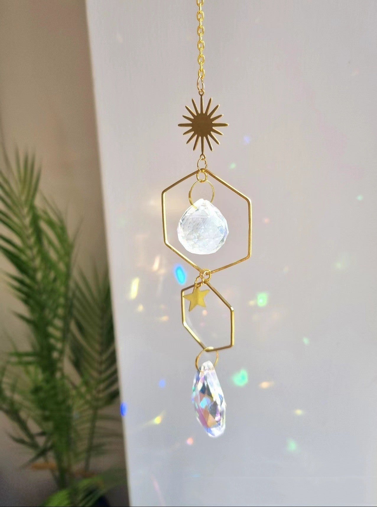 Moon Catcher Crystal Garden Decoration Home Pendant