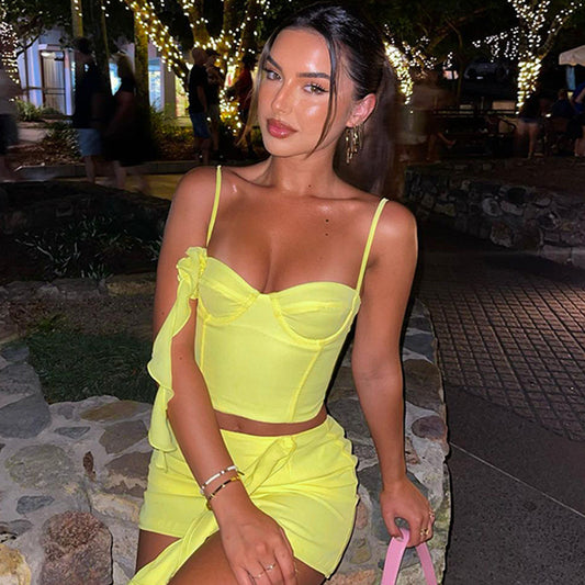 European And American Women's Clothing Solid Color Camisole Top