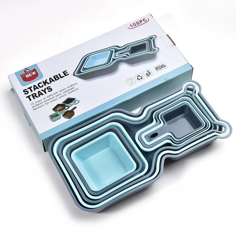 Multi-layer Compartment Nut Snack Storage Box