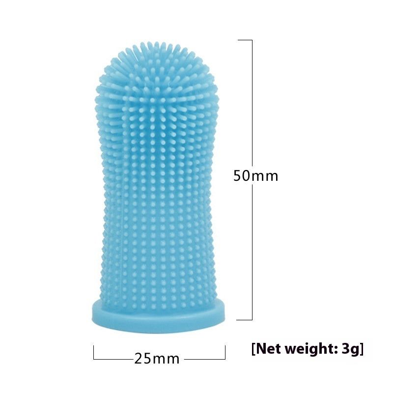 Pet Finger Toothbrush Dogs And Cats Oral Cleaning Tools