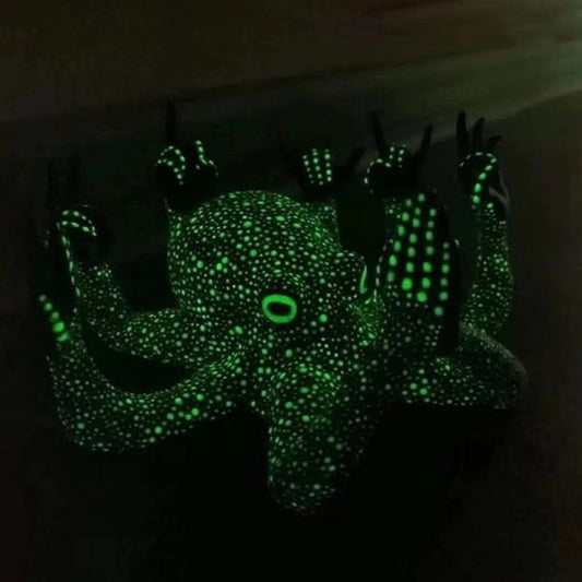 Octopus Vertical Middle Finger Resin Craft Ornament Garden Courtyard Garden Home Micro Landscape Artwork Sculpture