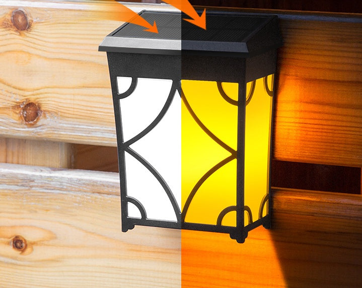 New Solar Wall Lamp Outdoor Garden Waterproof Home