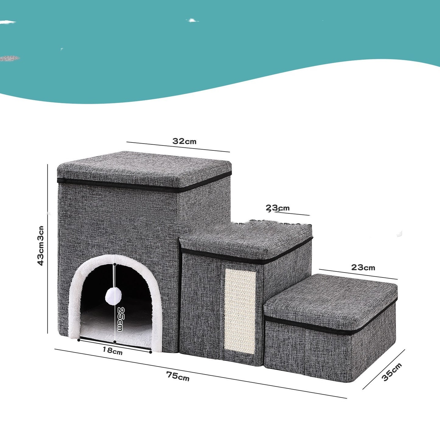 Non-slip Dogs And Cats Sofa Ladder