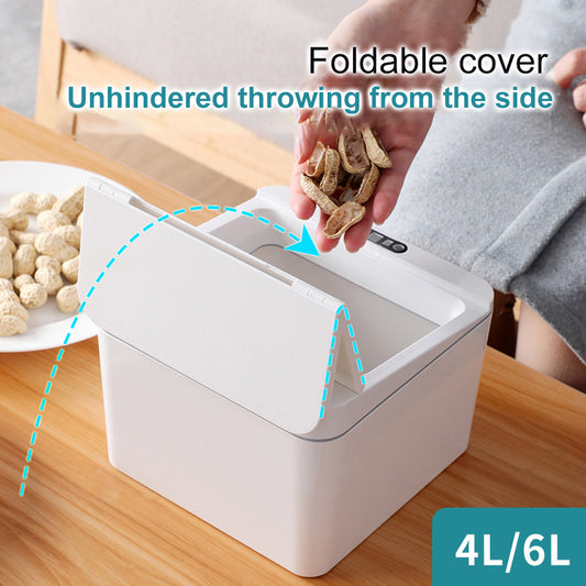 Intelligent induction electric trash bin storage box