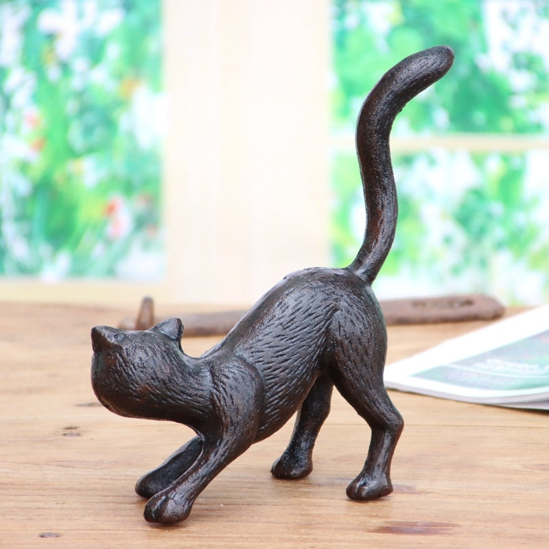 Cast Iron Small Animal Sculpture Home Garden