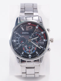 Men's Steel Strap Three Small Circle Watch